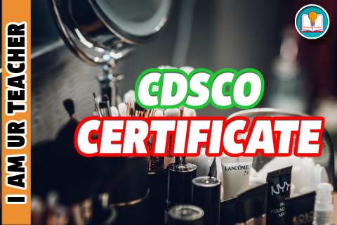 CDSCO Certificate